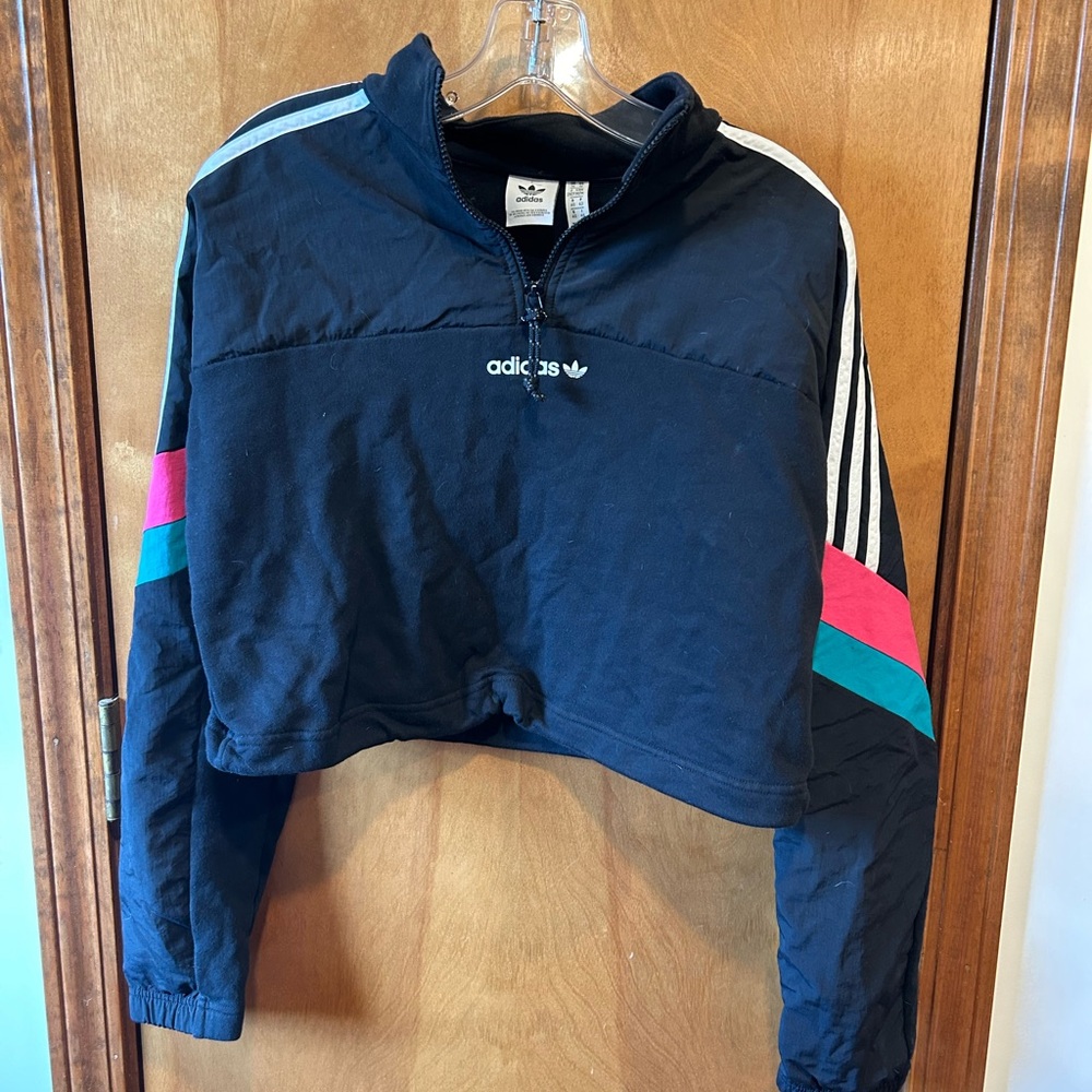 Adidas Crop Top Jacket Size M